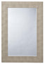 Jamie Young Structure Shagreen Rectangle Mirror, Ivory