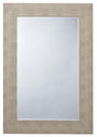 Jamie Young Structure Shagreen Rectangle Mirror, Ivory
