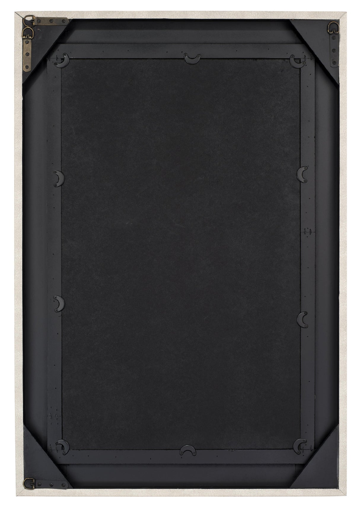 Jamie Young Structure Shagreen Rectangle Mirror, Ivory