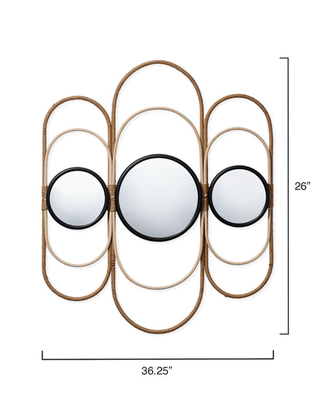 Jamie Young Milo Decorative Jute Mirror