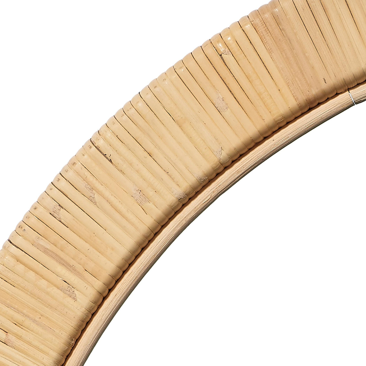 Jamie Young Ohana Rattan Round Mirror