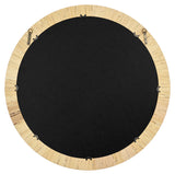 Jamie Young Ohana Rattan Round Mirror