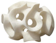 Jamie Young Ribbon Resin Decorative Sphere, White