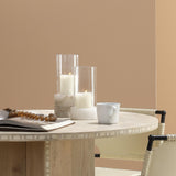 Jamie Young Charlotte Stacked Alabaster Hurricane, Tall