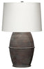 Jamie Young Antiquity Ceramic Table Lamp with Linen Shade