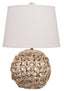 Jamie Young Maui Rope Table Lamp with Linen Shade