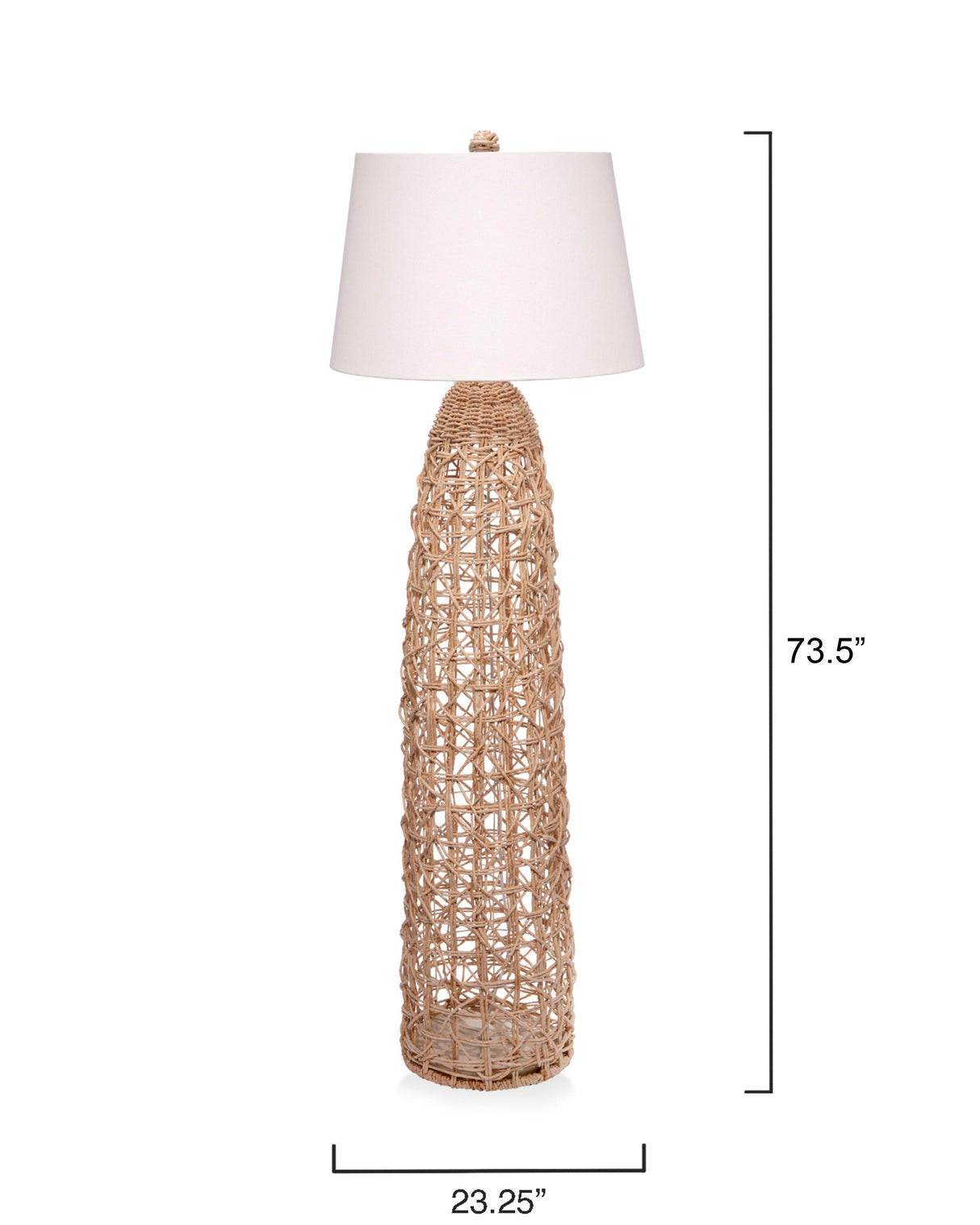 Jamie Young Kauai Rope Floor Lamp
