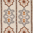 Schumacher Temara Hand Embroidered Print Natural Fabric