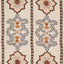Schumacher Temara Hand Embroidered Print Natural Fabric