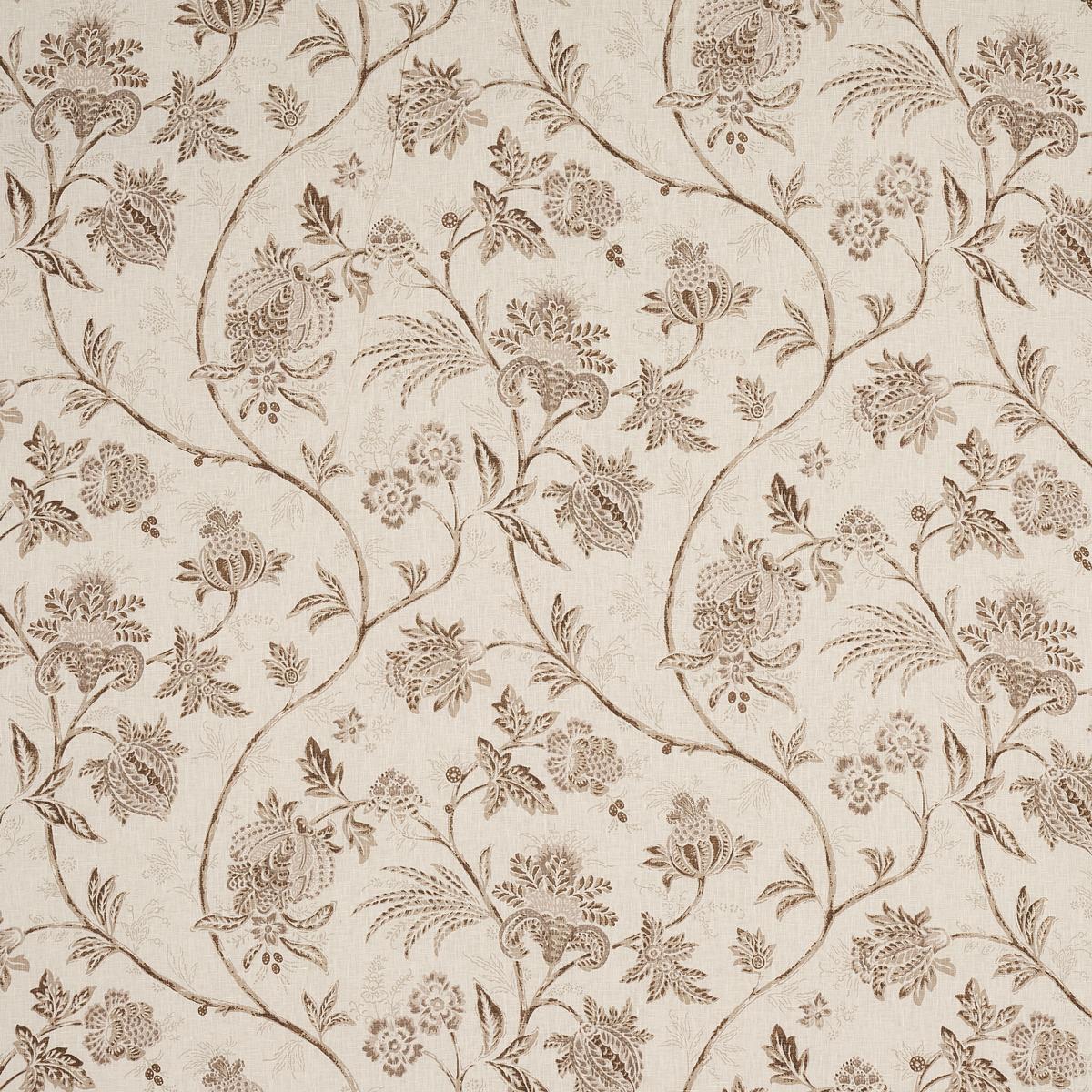 Schumacher Chinoiserie Vine Neutral Fabric