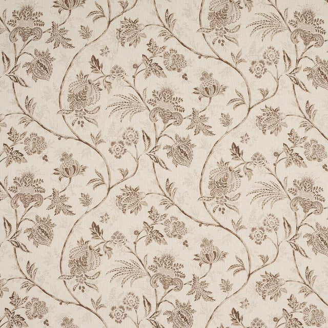 Schumacher Chinoiserie Vine Neutral Fabric