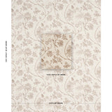 Schumacher Chinoiserie Vine Neutral Fabric
