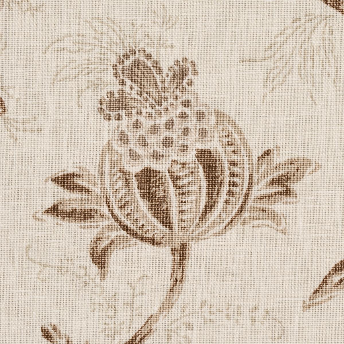 Schumacher Chinoiserie Vine Neutral Fabric