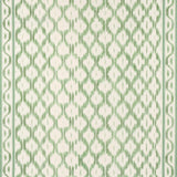 Schumacher Santa Monica Ikat Leaf Green Fabric