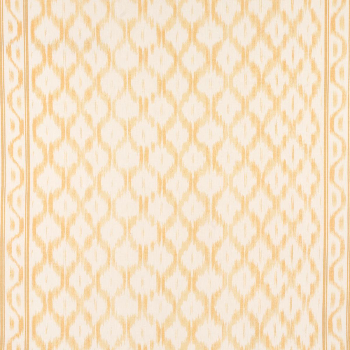 Schumacher Santa Monica Ikat Yellow Fabric