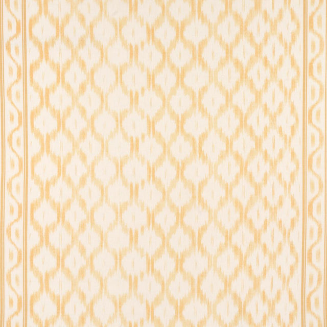 Schumacher Santa Monica Ikat Yellow Fabric