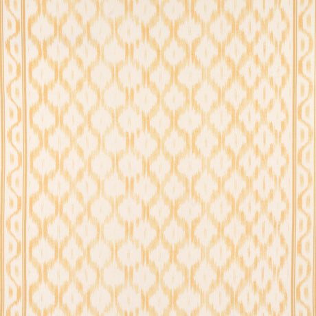 Schumacher Santa Monica Ikat Yellow Fabric