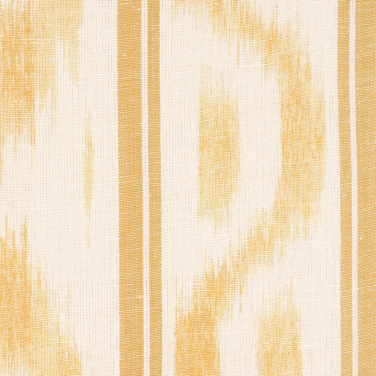 Schumacher Santa Monica Ikat Yellow Fabric