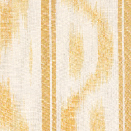 Schumacher Santa Monica Ikat Yellow Fabric
