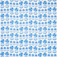 Schumacher Anjuna Floral Linen Print Porcelain Fabric
