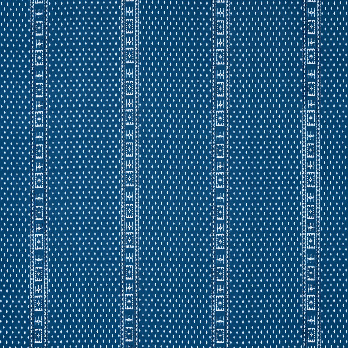 Schumacher Indah Batik Indigo Fabric