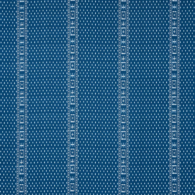 Schumacher Indah Batik Indigo Fabric