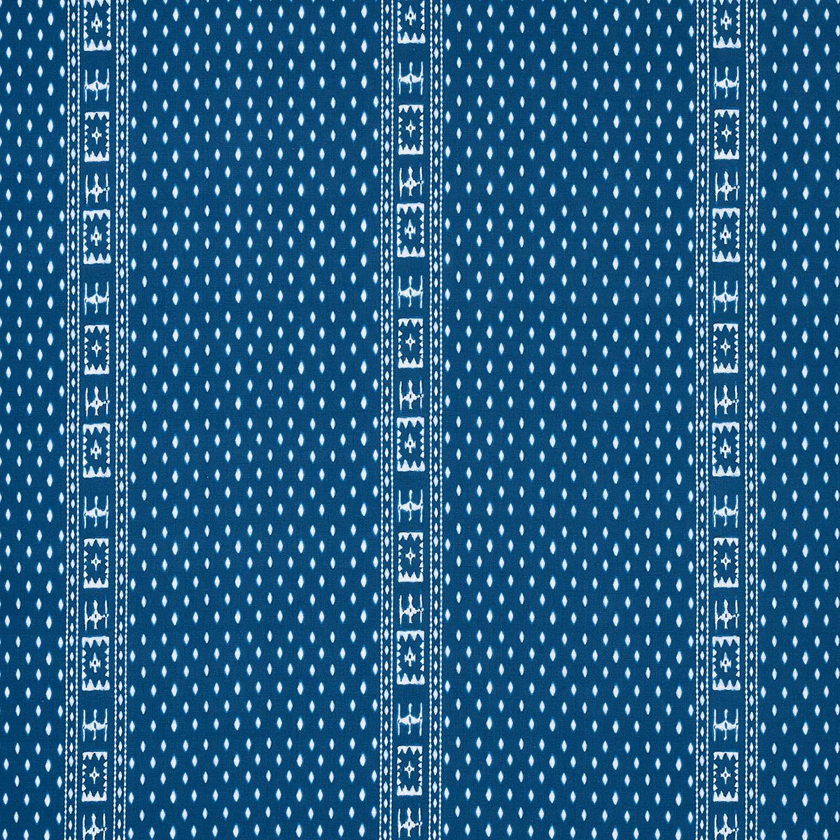 Schumacher Indah Batik Indigo Fabric