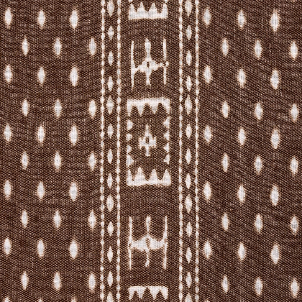Schumacher Indah Batik Sepia Fabric