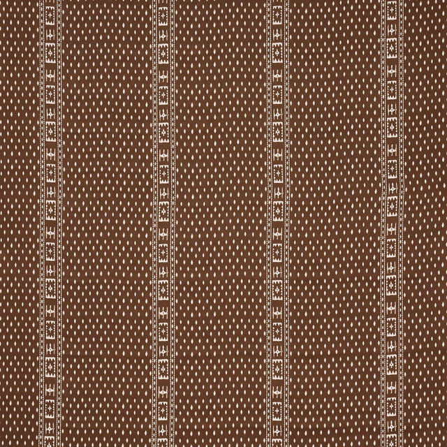 Schumacher Indah Batik Sepia Fabric