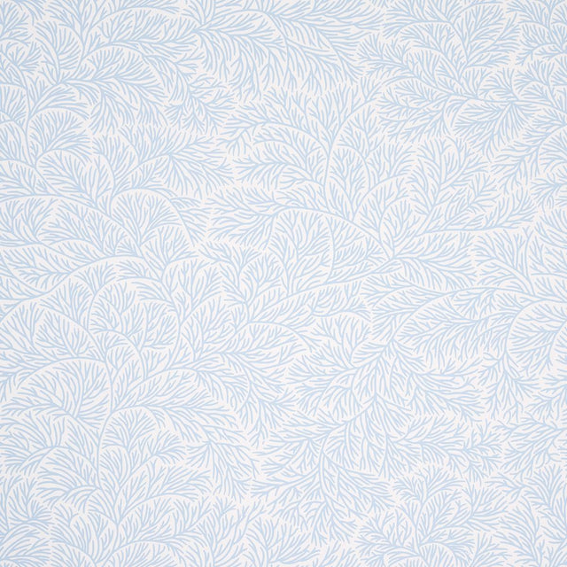 Schumacher Bougainvillea China Blue Fabric