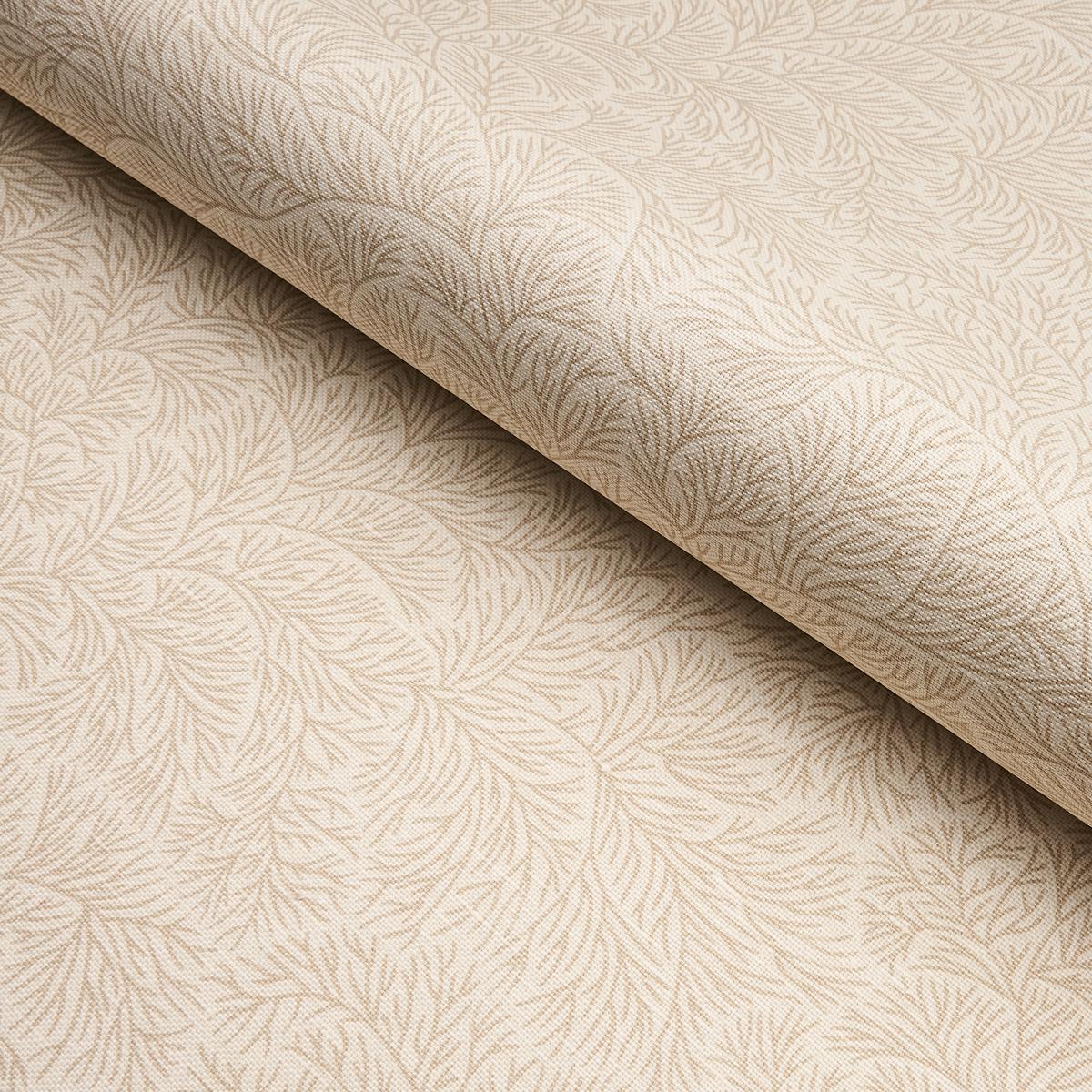 Schumacher Bougainvillea Neutral Fabric