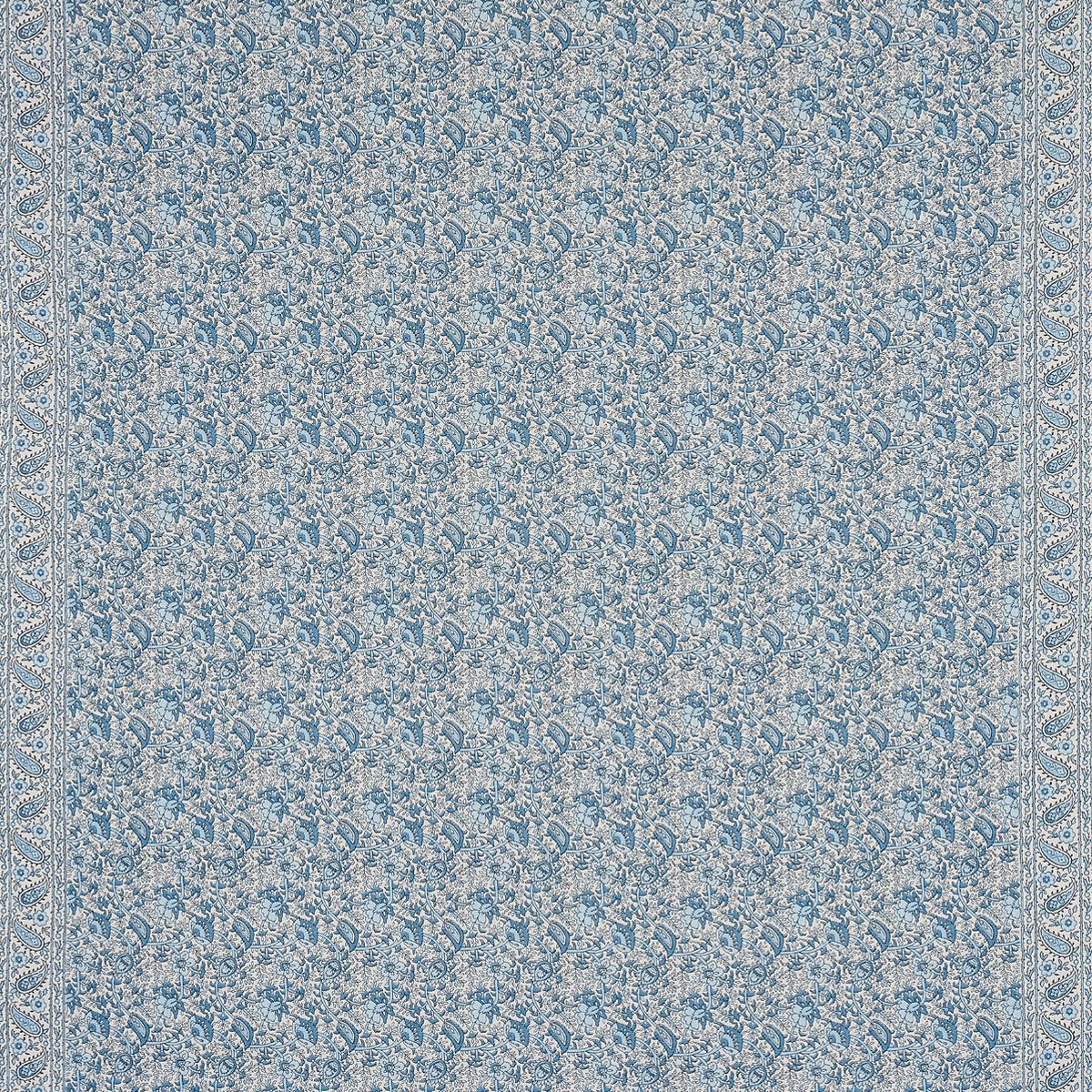 Schumacher Daisy Indoor/Outdoor Indigo Fabric