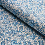 Schumacher Daisy Indoor/Outdoor Indigo Fabric
