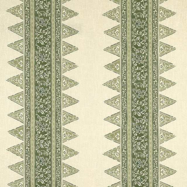 Schumacher Foxglove Indoor/Outdoor Leaf Green Fabric