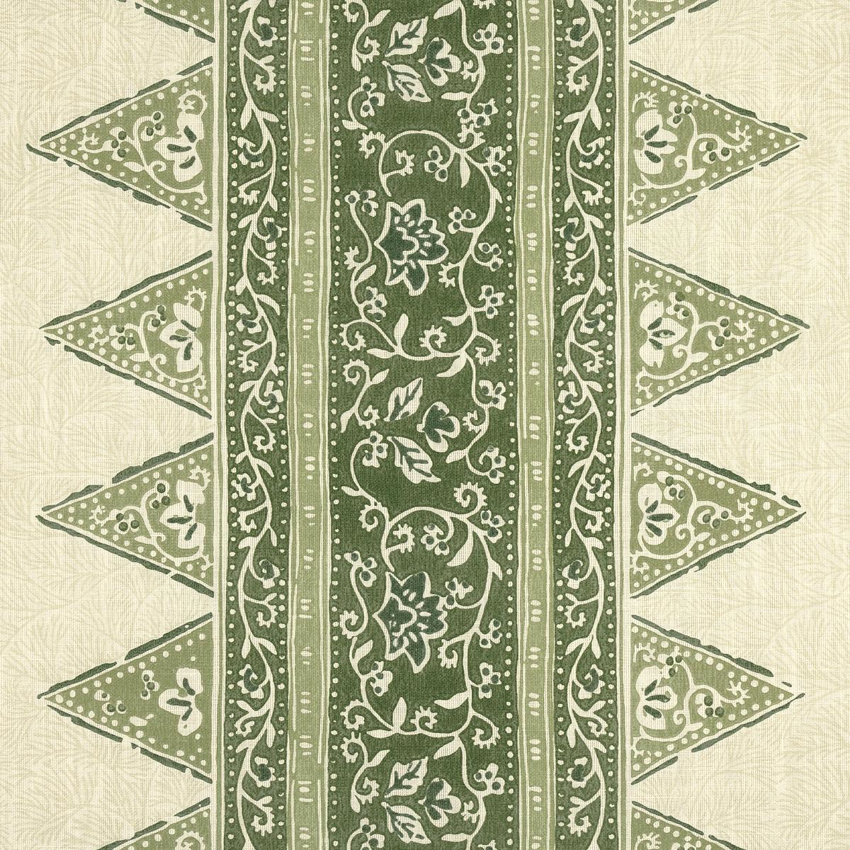 Schumacher Foxglove Indoor/Outdoor Leaf Green Fabric