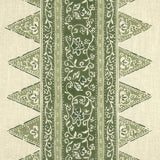 Schumacher Foxglove Indoor/Outdoor Leaf Green Fabric