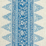 Schumacher Foxglove Indoor/Outdoor Indigo Fabric