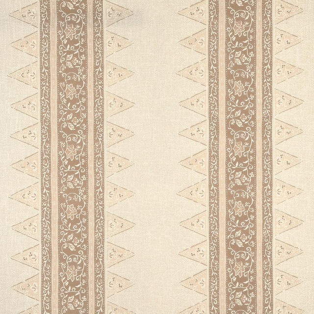 Schumacher Foxglove Indoor/Outdoor Neutral Fabric