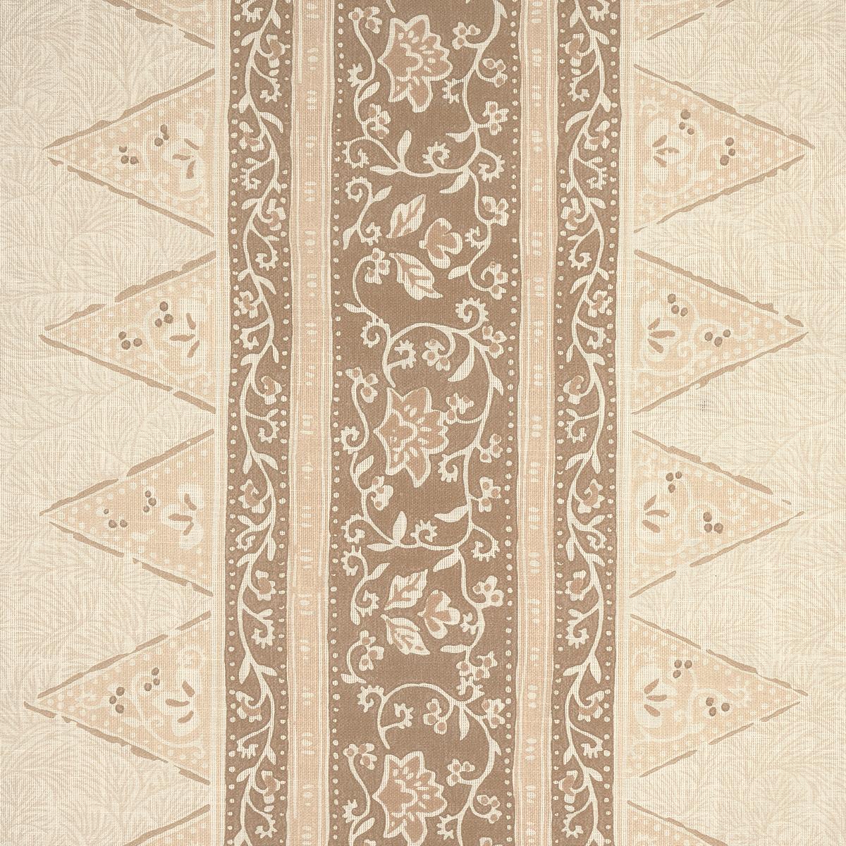 Schumacher Foxglove Indoor/Outdoor Neutral Fabric