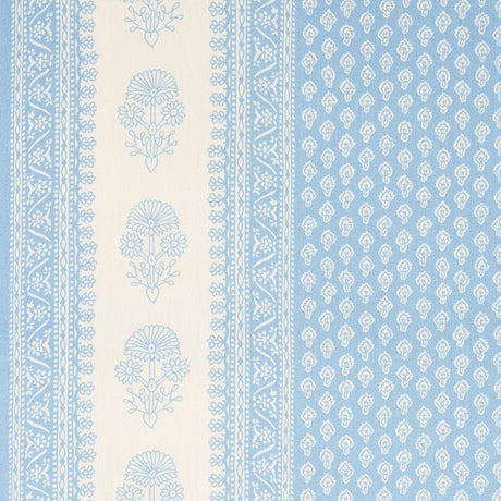 Schumacher Hyacinth Indoor/Outdoor China Blue Fabric