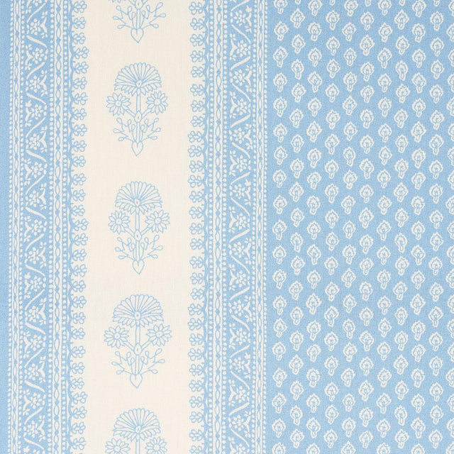 Schumacher Hyacinth Indoor/Outdoor China Blue Fabric