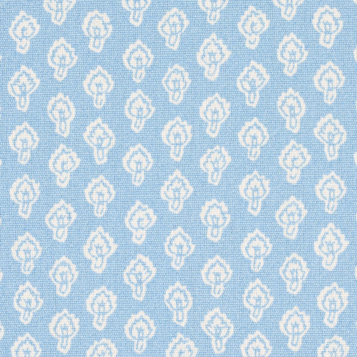 Schumacher Hyacinth Indoor/Outdoor China Blue Fabric