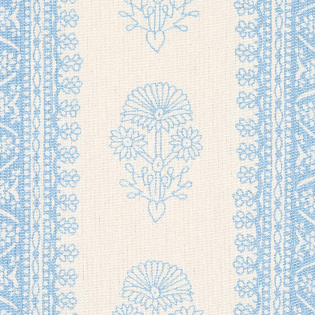 Schumacher Hyacinth Indoor/Outdoor China Blue Fabric