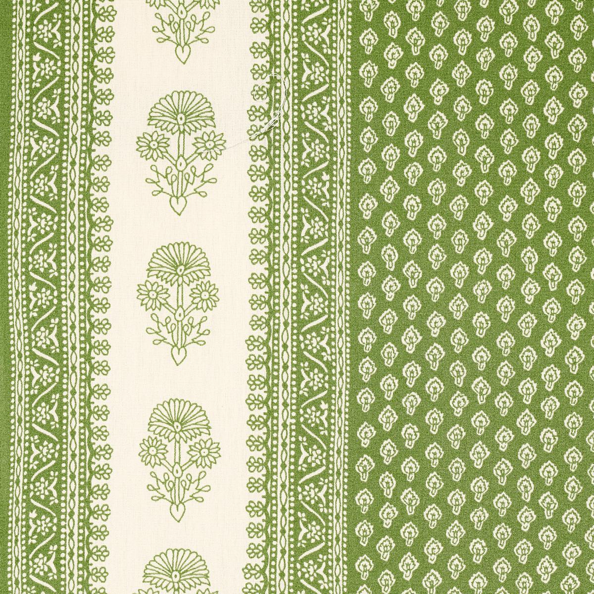 Schumacher Hyacinth Indoor/Outdoor Leaf Green Fabric