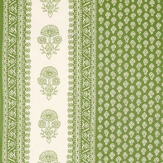 Schumacher Hyacinth Indoor/Outdoor Leaf Green Fabric