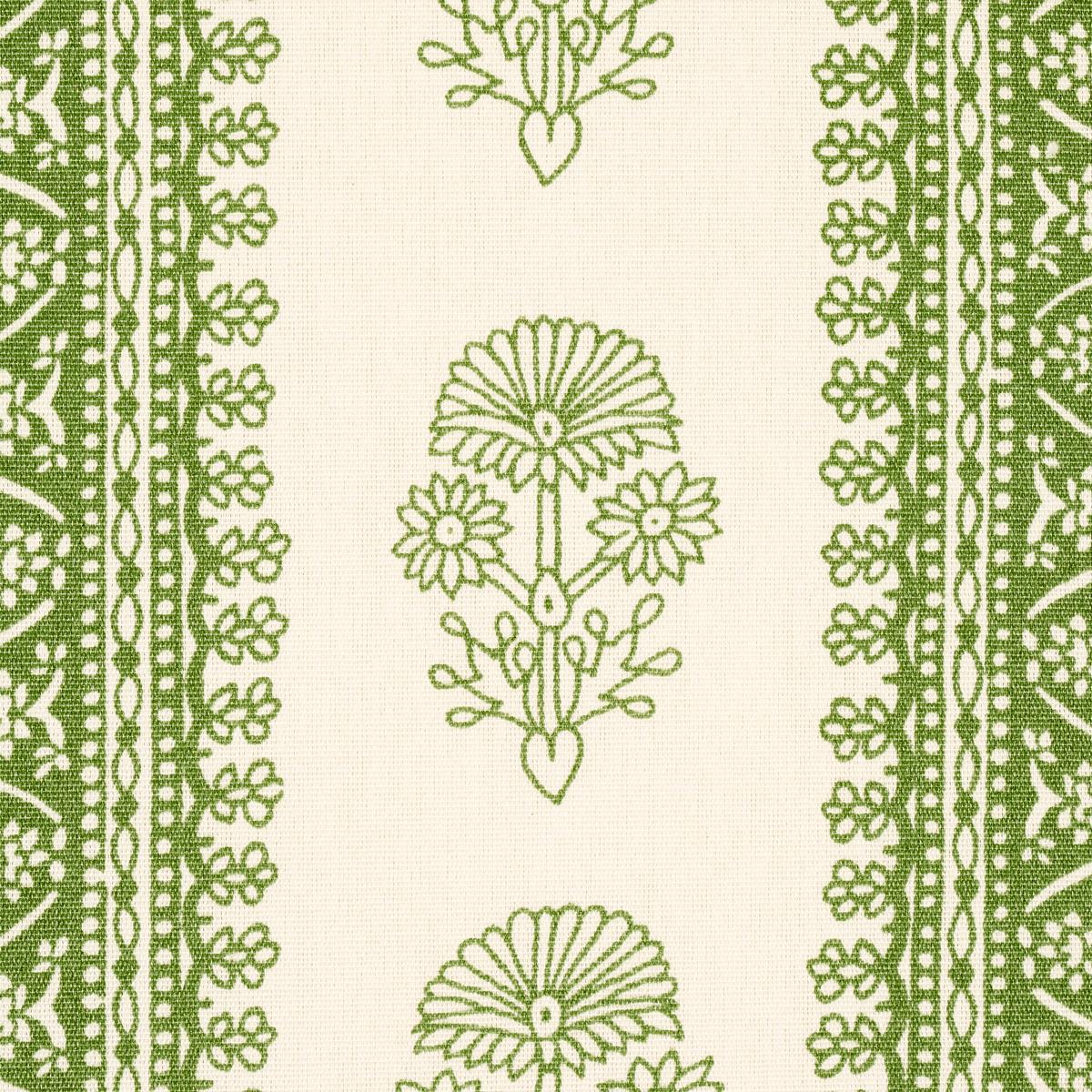 Schumacher Hyacinth Indoor/Outdoor Leaf Green Fabric
