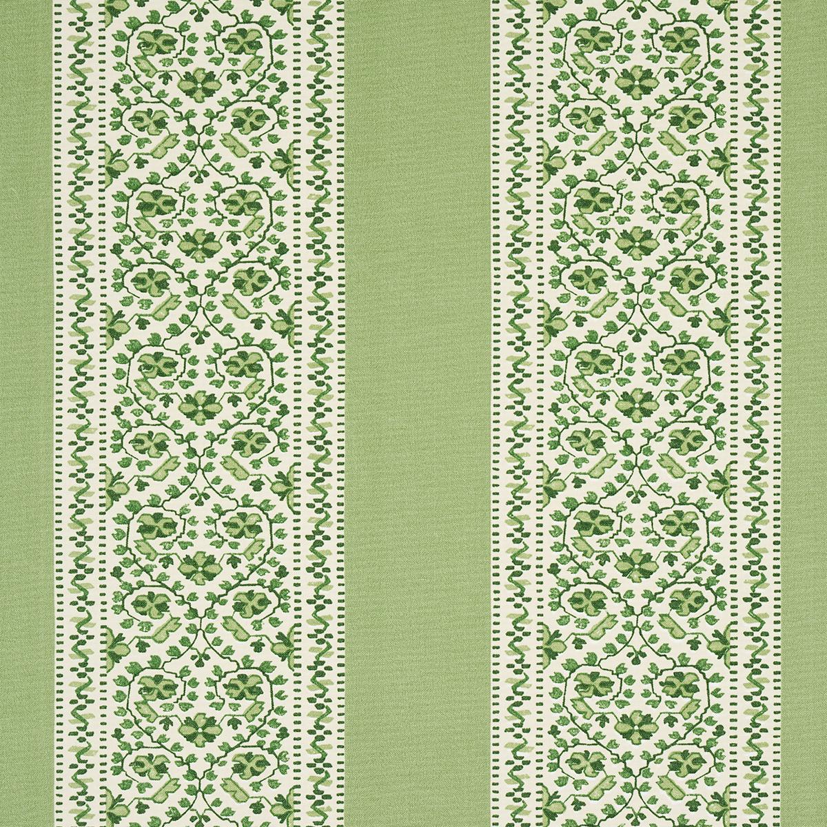 Schumacher Jasmine Indoor/Outdoor Leaf Green Fabric
