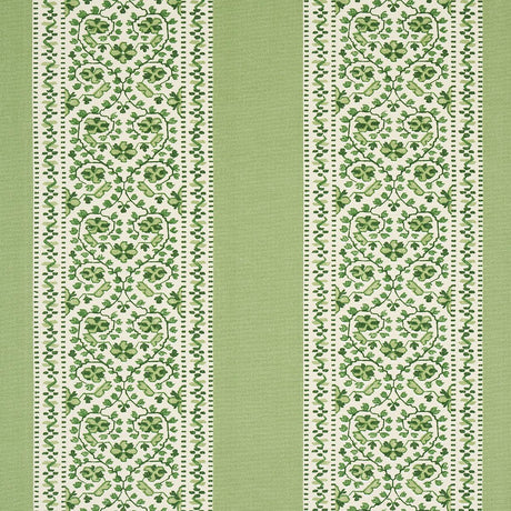 Schumacher Jasmine Indoor/Outdoor Leaf Green Fabric
