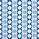 Schumacher Posy Indoor/Outdoor Indigo Fabric