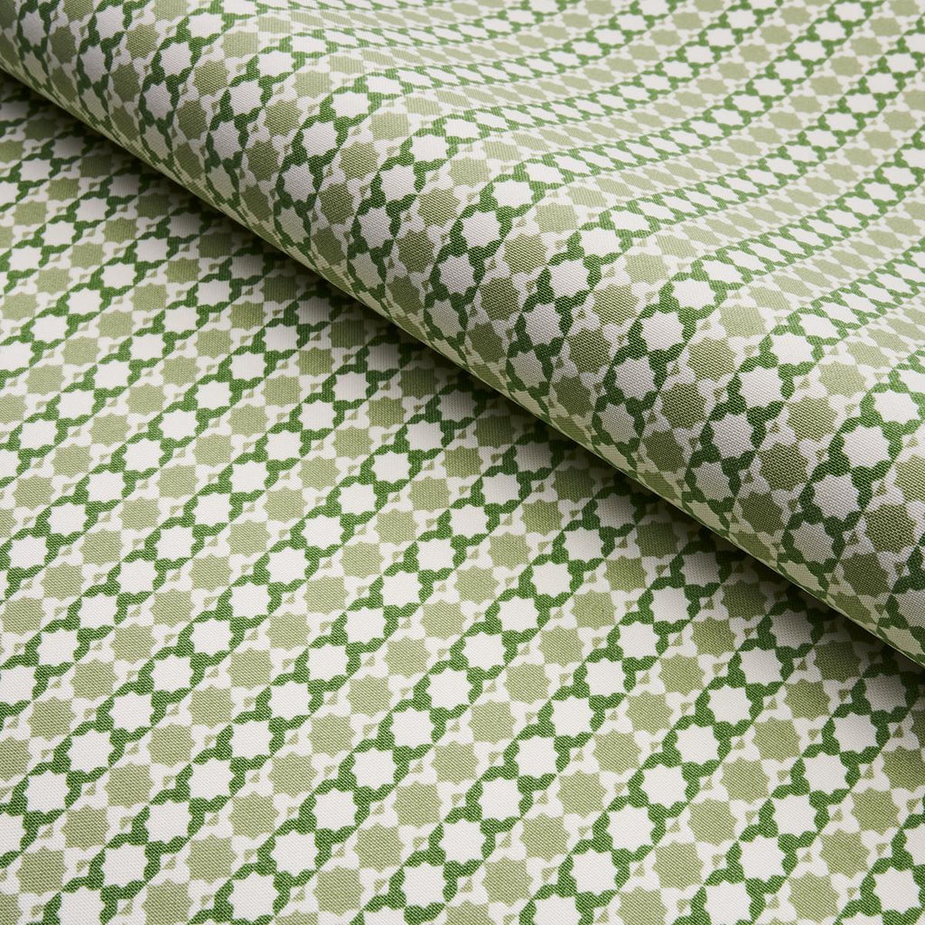 Schumacher Posy Indoor/Outdoor Leaf Green Fabric